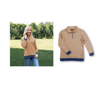 Serra Ladies' Marled Fleece Top