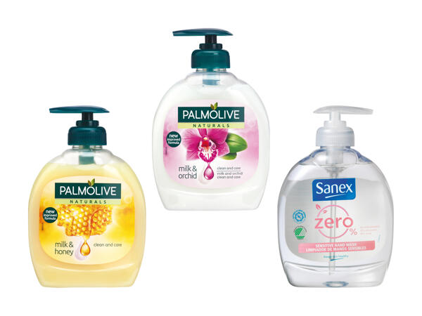Palmolive eller Sanex Zero håndsæbe
