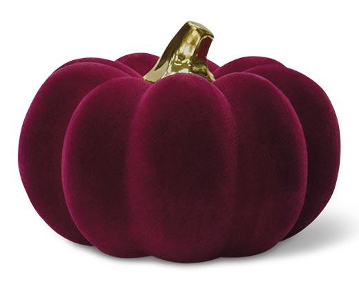 Huntington Home Flocked Pumpkin