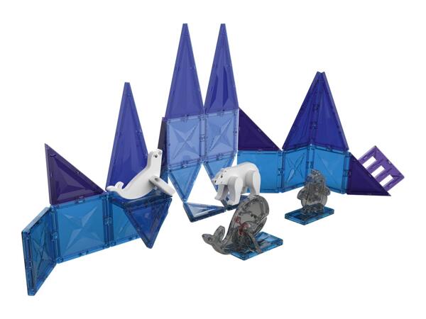 Lupilu Ice World Magnetic Building Set - 30 Piece Set