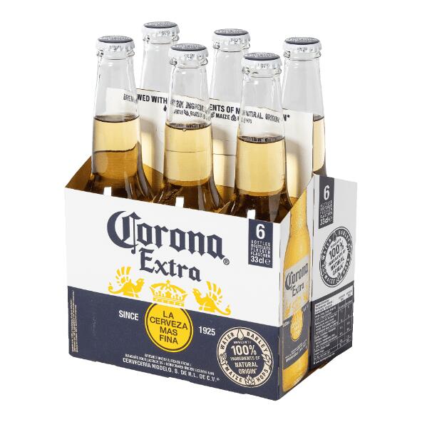 CORONA(R) 				Corona Extra, 6 pcs