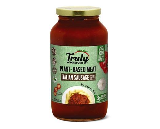 Truly Wholesome 
 Bolognese or Italian Sausage Plant-Based Pasta Sauce
