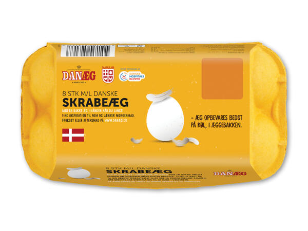 Danske skrabeæg M/L