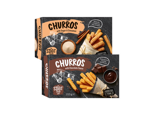 Churros med tillbehör