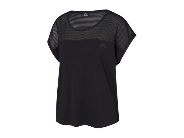 CRIVIT Ladies' Black Premium Sports Top