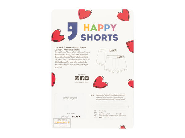 Happy Shorts 2x Pack