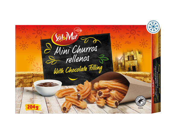 Sol & Mar Mini Churros with Chocolate Filling