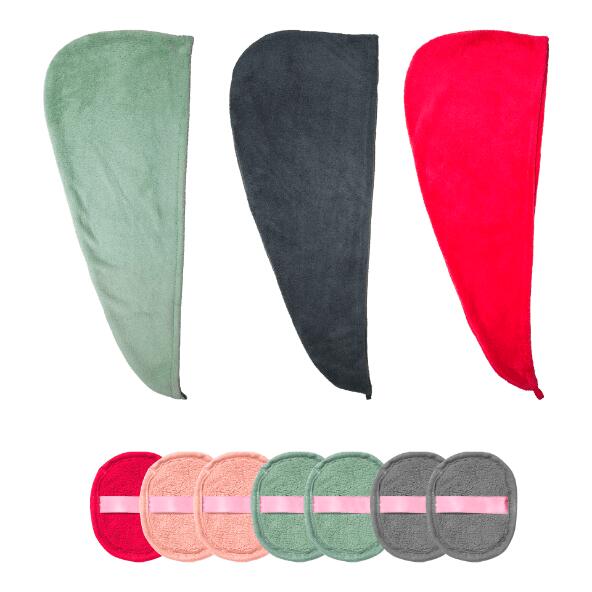 NOVITESSE(R) 				Turban-Handtuch oder Gesichtshandtücher