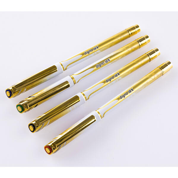 Tinten-Feinschreiber "18 K Gold-Edition" 4er