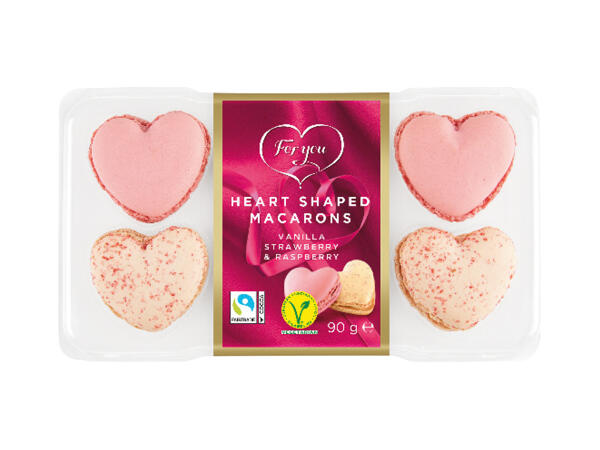 For You Heart-Shaped Macarons