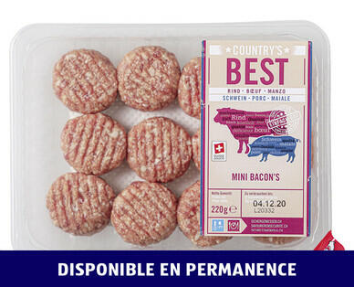 COUNTRY'S BEST 
 MINI BACON
