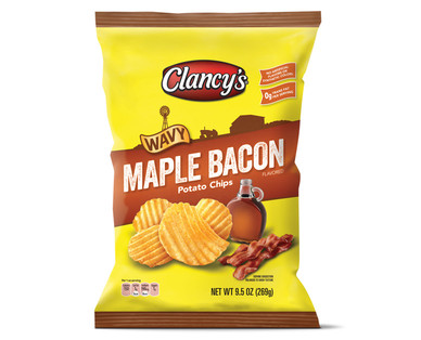 Clancy's Maple Bacon Wavy Potato Chips