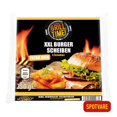 Osteskiver til burger