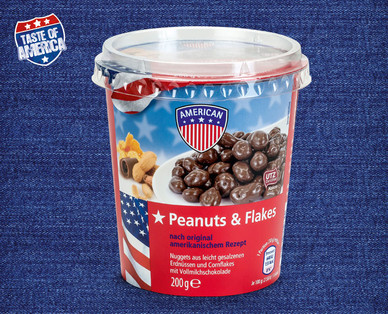 TASTE OF AMERICA Peanuts & Flakes