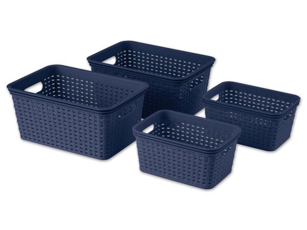 Aufbewahrungskorb-Set, 4-teilig