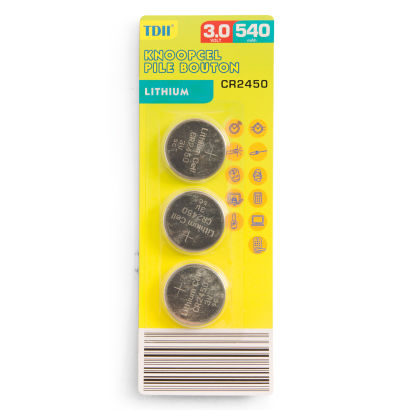 Piles boutons, 3 pcs
