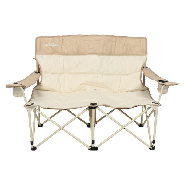 Adventuridge Beige Foldable Camping Loveseat
