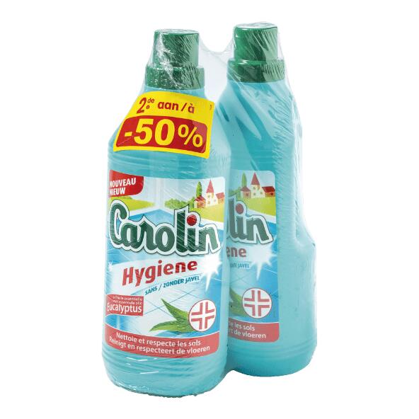CAROLIN(R) 				Détergent pour sol, 2 pcs