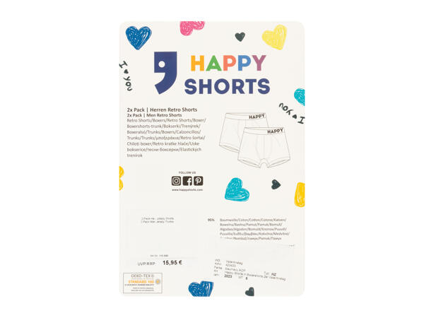 Happy Shorts 2x Pack
