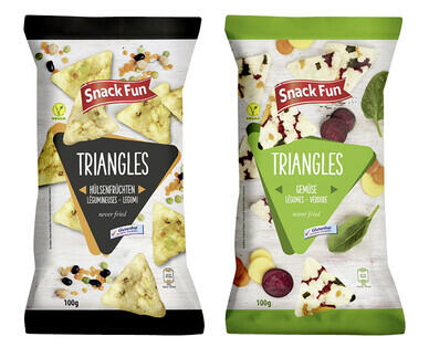 SNACK FUN 
 TRIANGLES