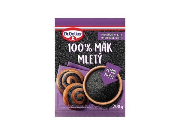 DR. OETKER 100% MLETÝ MÁK / MAKOVÁ NÁPLŇ