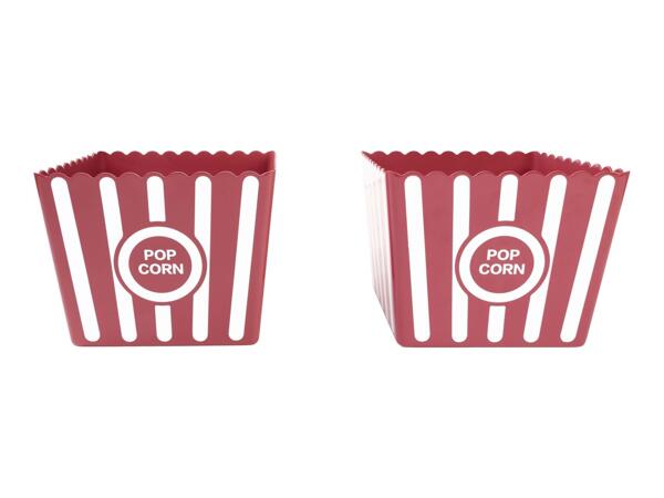 Livarno Home Popcorn Bucket Set - 2 pack
