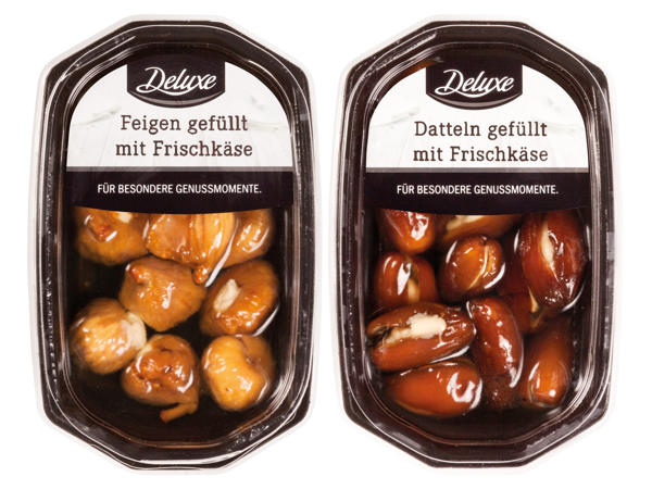 DELUXE Früchte gefüllt mit Frischkäse