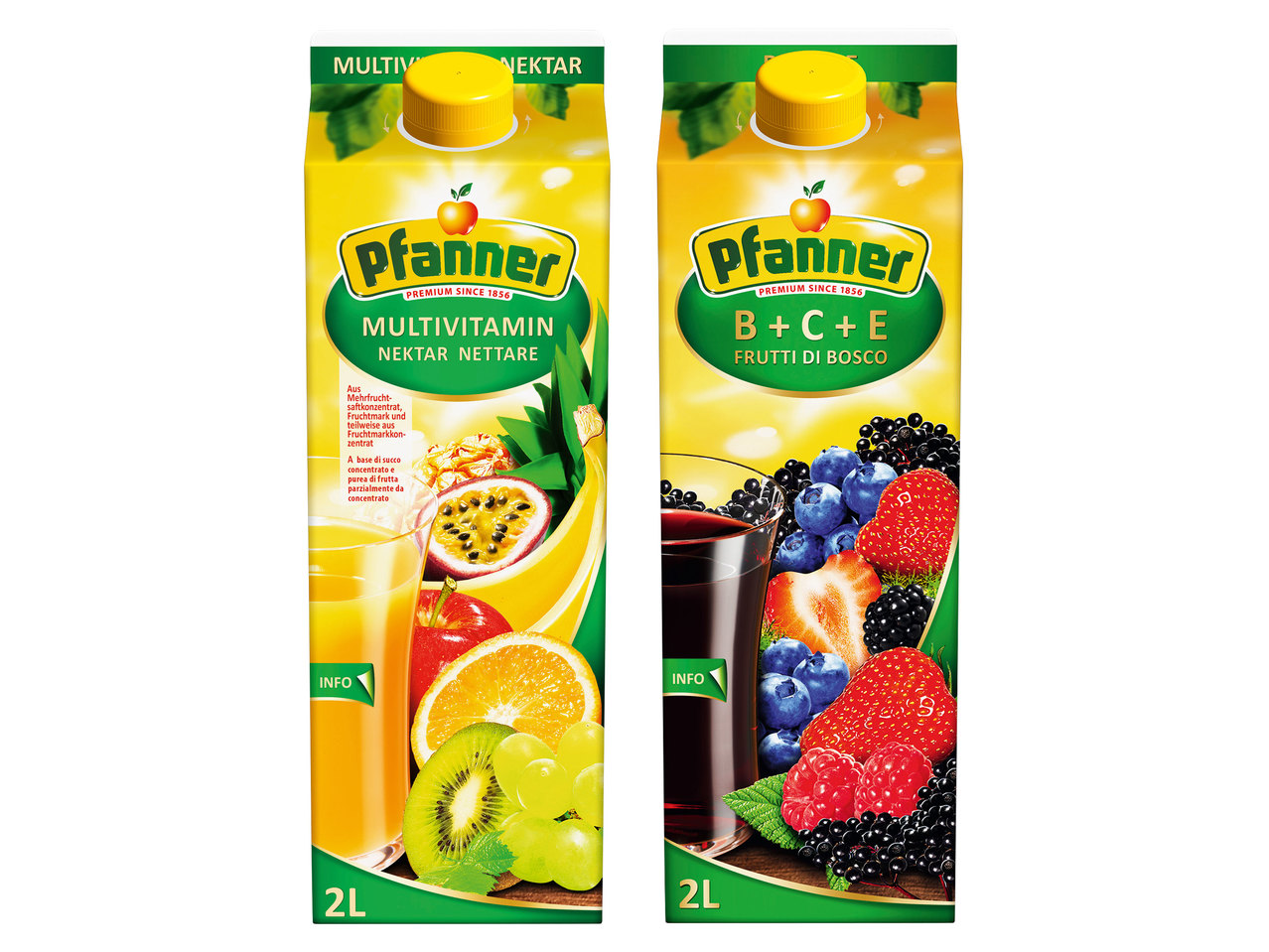 PFANNER Multivitaminnektar/Waldfruchtsaft