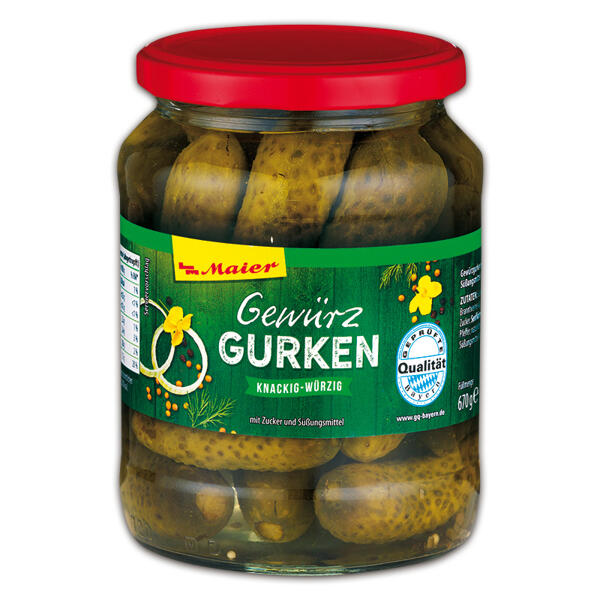 Gewürzgurken / Gurkensticks