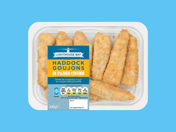 Lighthouse Bay Haddock Goujons in Panko Crumb