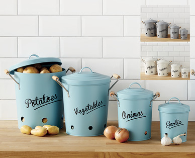 Vegetable Storage Canisters