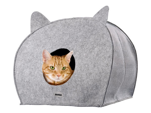 Cat Cave Bed With Removable Cushion