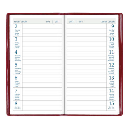 Set d'agendas 2017