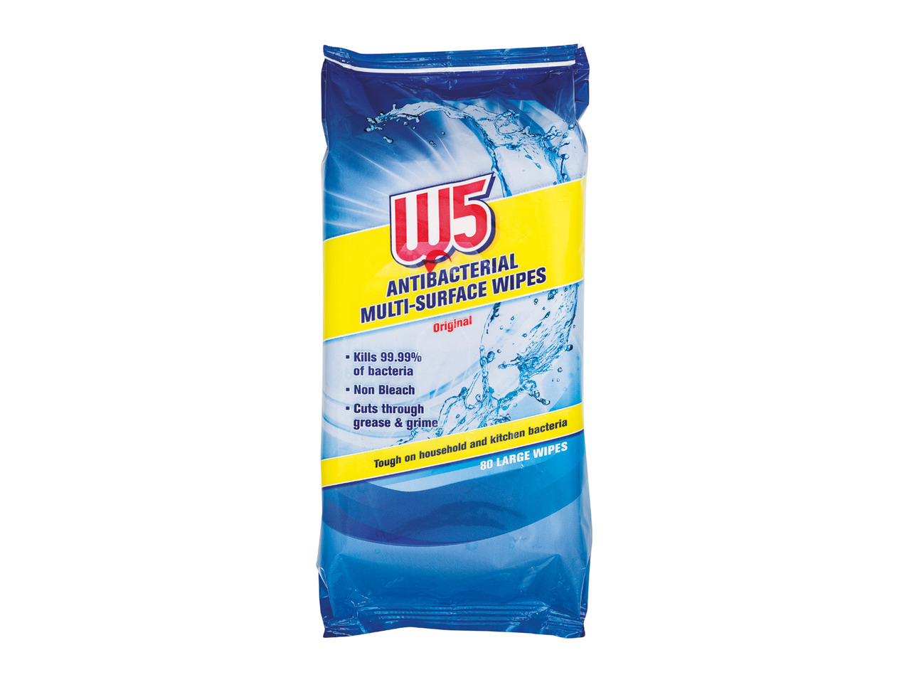 W5 Antibacterial Multi-Surface Wipes