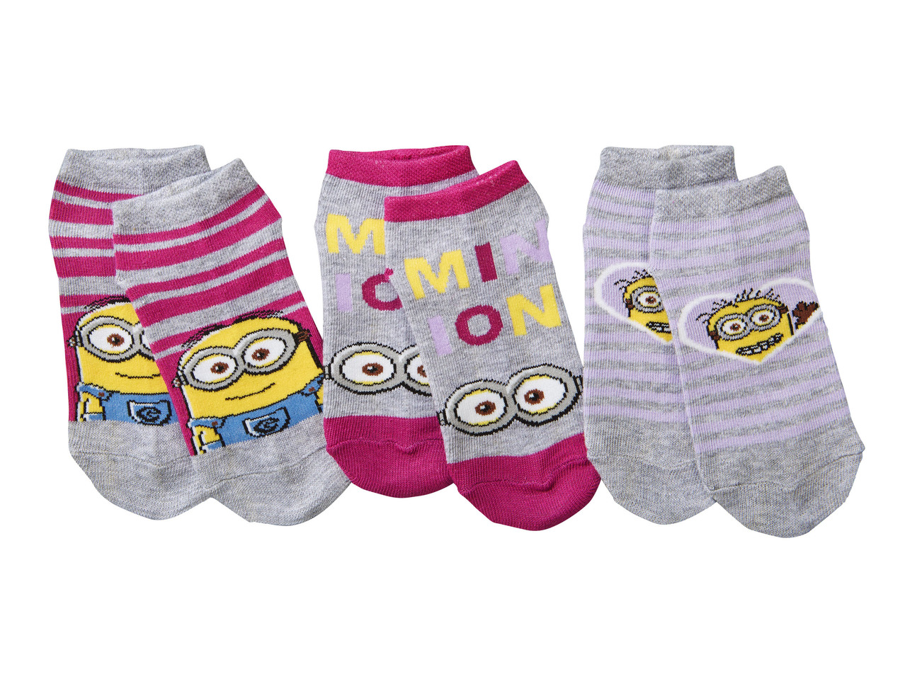 Girls' "Minions" Socks