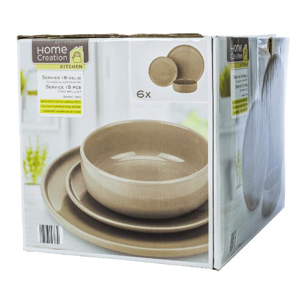 Servies, 18-delig