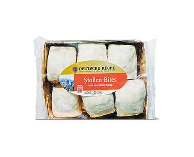 Deutsche Küche Stollen Bites Marzipan or Chocolate Covered
