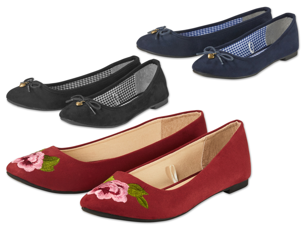 ESMARA(R) Damen Trachten-Ballerinas1