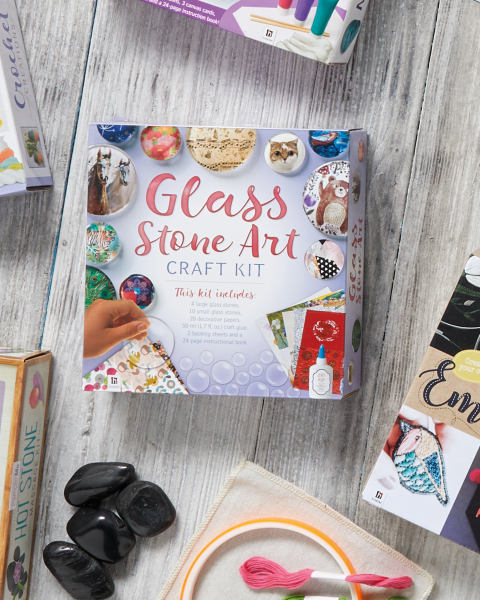 Hinkler Glass Stone Art Craft Kit