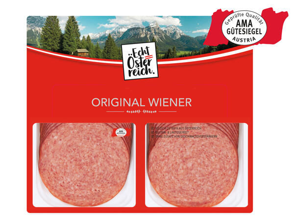 Original Wiener geschnitten