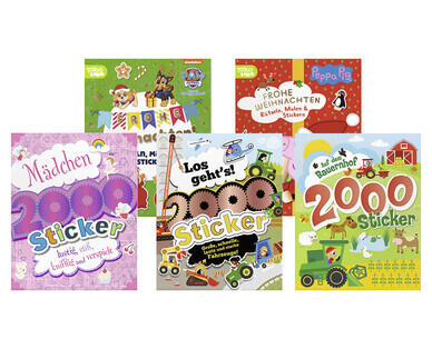 RÄTSEL-/STICKERBUCH