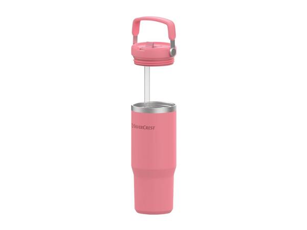 Silvercrest Pink Stainless Steel Insulated Mug