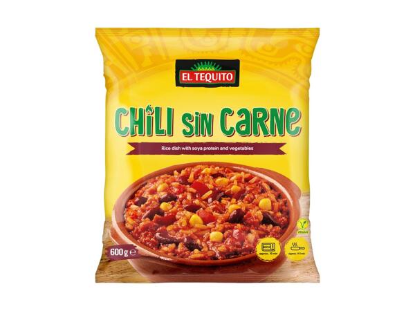 Chili sin carne végan