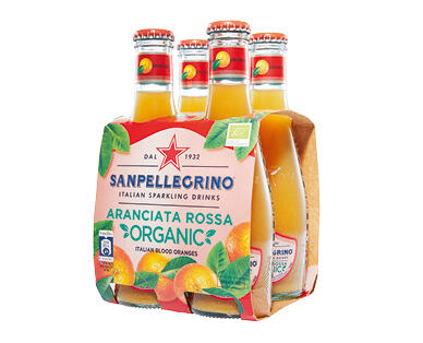 Sanpellegrino Italian Aranciata Rossa Soda 4 x 200ml