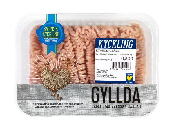 Färsk kycklingfärs