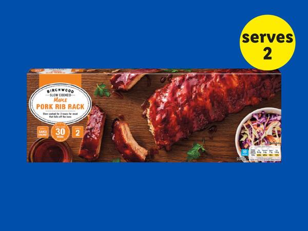 Birchwood Maple Pork Rib Rack
