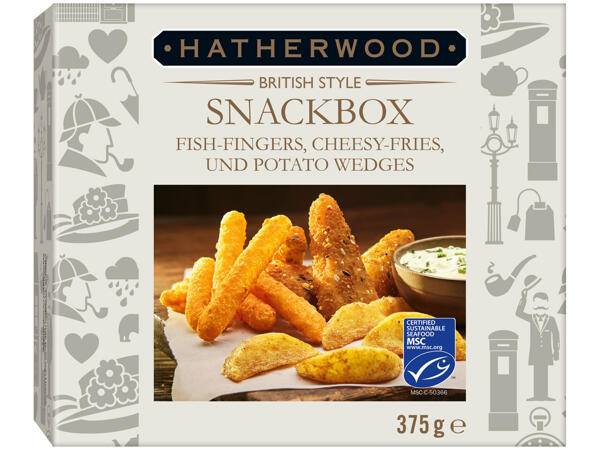 Assortiment de snacks à la britannique