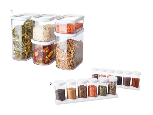 Set de boîtes à provisions/à épices