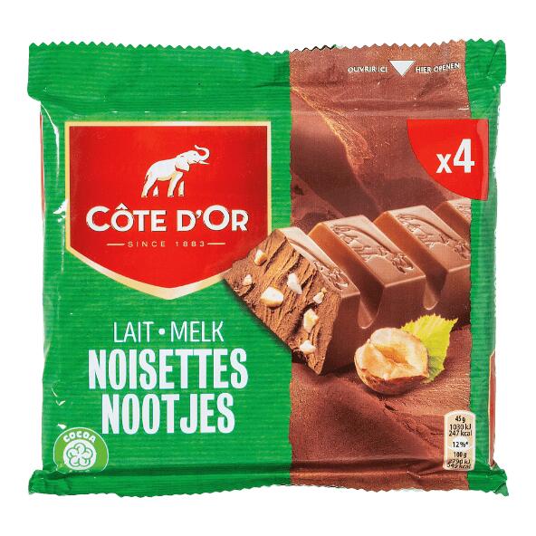 CÔTE D'OR(R) 				Chocoladerepen, 4 st.