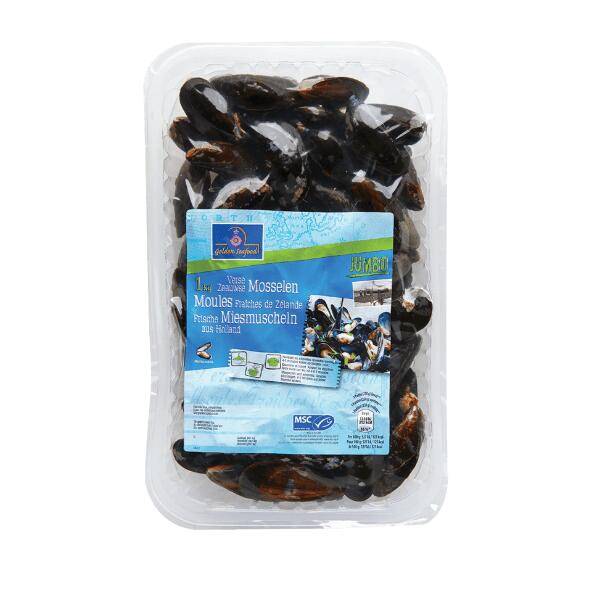 GOLDEN SEAFOOD(R) 				Verse Zeeuwse "Jumbo"-mosselen